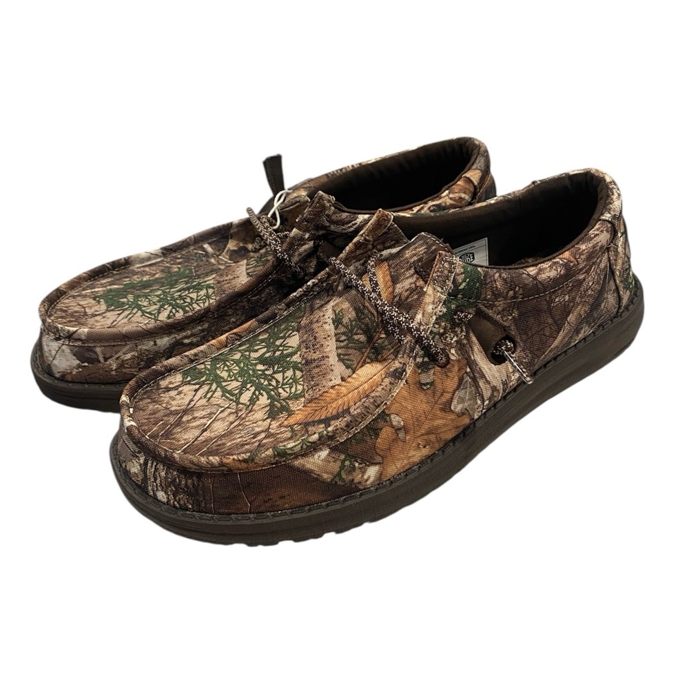 New Hey Dude Wally Realtree Edge Camouflage Shoes